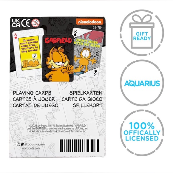 Garfield Playing Cards - Orange and Black - Picture 6 of 6